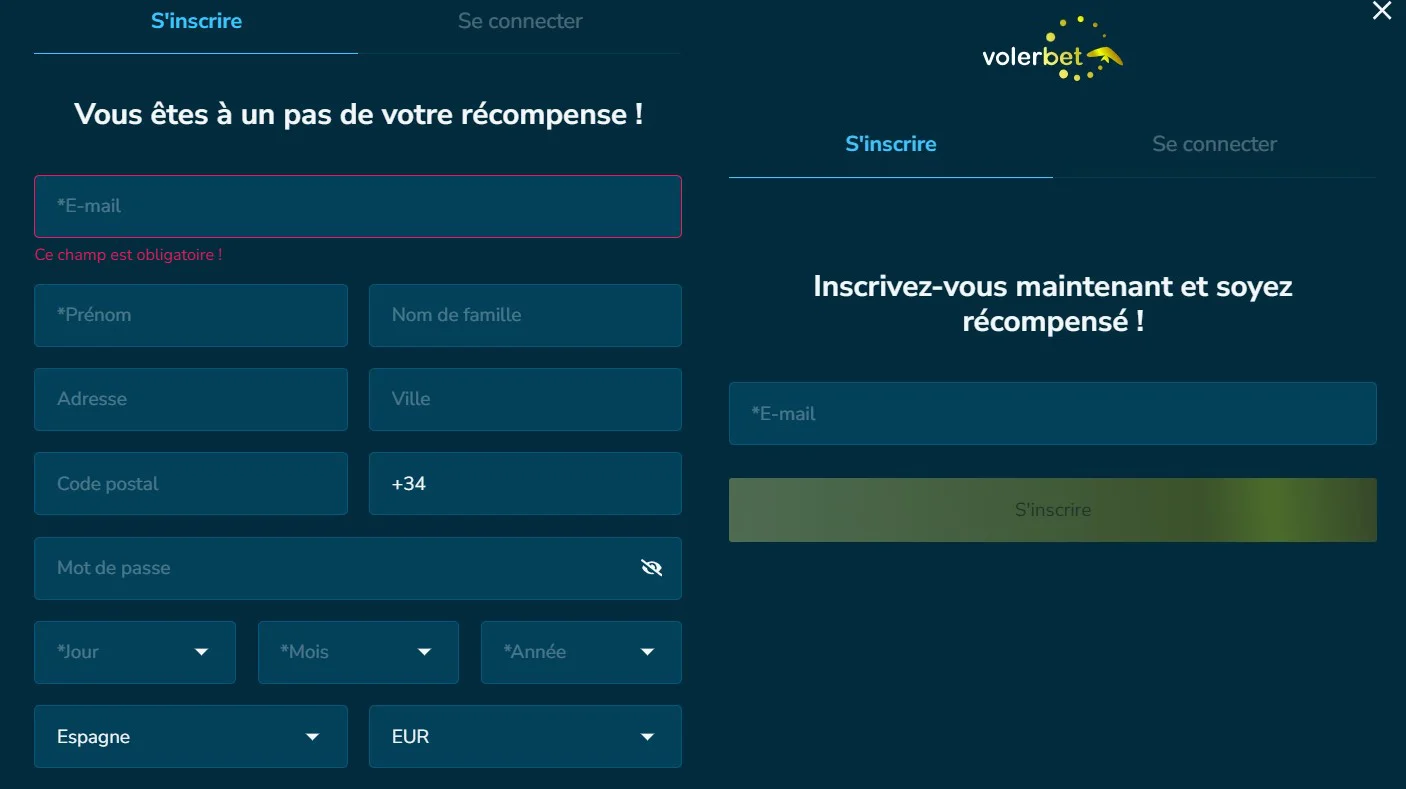 Inscription et vérification KYC